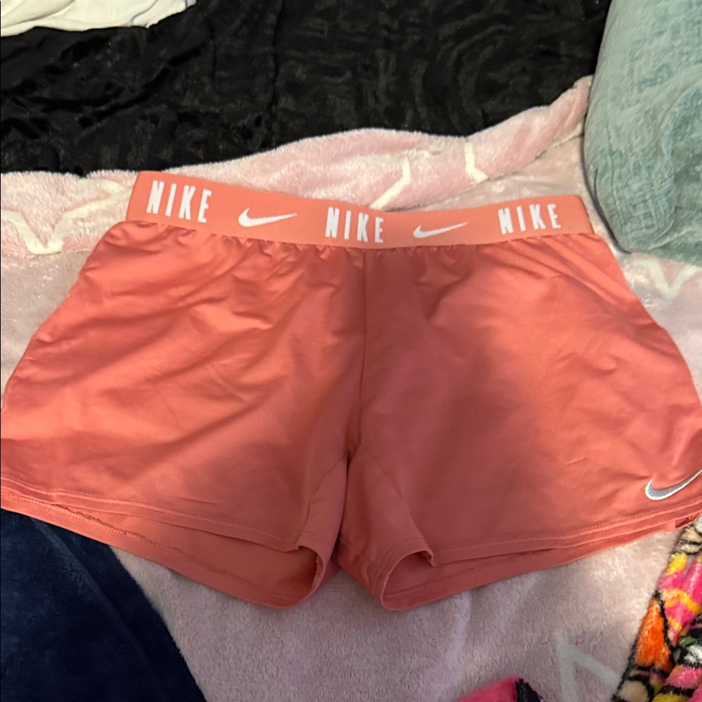 Nike Women's Coral Athletic Shorts